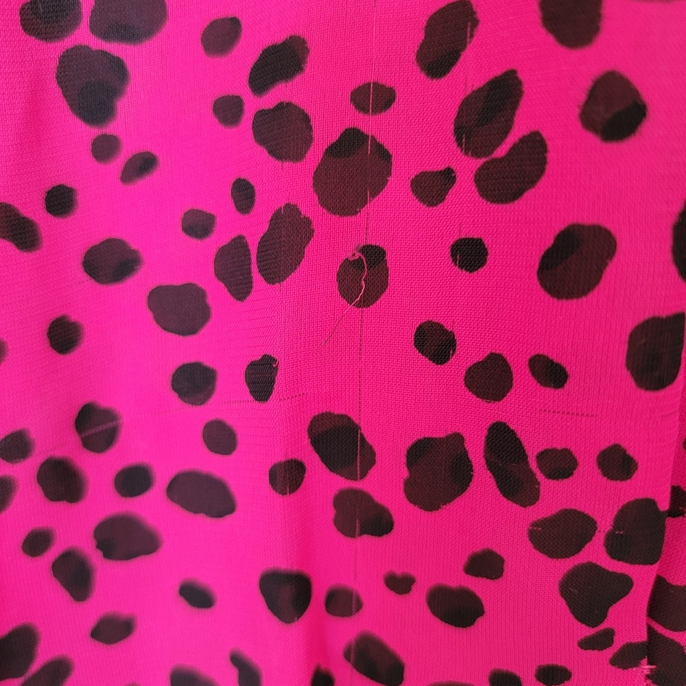 Anna Sui Fuchsia and Black Patterned Blouse - Picture 5 of 6